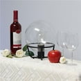 thumbnail image 1 of All the Rages LT1062-BLK Elegant Designs Glass Crystal Ball Table Lamp, Black, 1 of 4