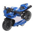 thumbnail image 4 of Jouet de Moto à Rétrofriction, Alliage Haute Simulation Intérieur Flexible et Détaillé Modèle de Moto Robuste pour Collection Rouge, Bleu, Vert, Gris, 4 of 8