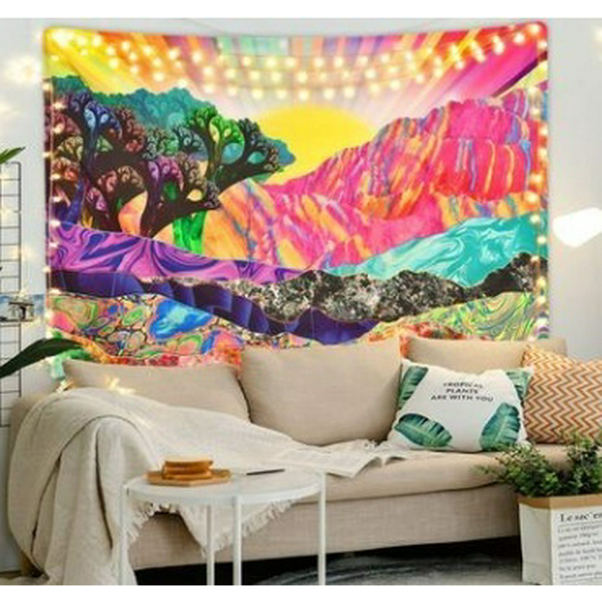 Geometric Abstract Print Background Cloth Home Decoration Mural Tapestry  Background Wall Decoration Hanging Cloth | Walmart Canada