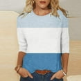 thumbnail image 2 of Pompotops T-shirt d'Été Mode Femme Ajusté à Manches Courtes et Col Rond en Liquidation, 2 of 5