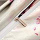 thumbnail image 4 of Funda Nórdica Queen Size Rosa Flor Pájaro Ropa de Cama Set Romántico Primavera, 4 of 6