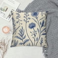 thumbnail image 2 of ARISTURING  Blue and White Rectangle Pillow Covers Blue Floral Herb Sage Throw Pillow Case Wildflower Cushion Cover for Home Office Couch Sofa Car Decoration, 2 of 5