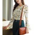 thumbnail image 1 of Bolso de Mano de Moda para Mujer, Bolsos de Cuero PU + Bolso de Hombro + Monedero + Tarjetero, Cumpleaños de Nad para Mujer Marrón Soledad Monedero del bolso de las mujeres, 1 of 10