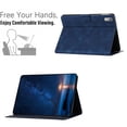 thumbnail image 2 of for Lenovo Tab M9 9.0" 2023 Case PU Leather Folio Tablet Cover, Smart Auto Wake/Sleep Flip Stand Case Embossed Pattern Magnetic Clasp Protective Case for Lenovo Tab M9 9.0" 2023, Blue, 2 of 9