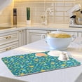 thumbnail image 6 of Bird Flower Grass Kitchen Dish Drying Mat, 16'' x 18'' Super Absorbent Dish Drying Mat for Kitchen, Sink, Dining Table, 6 of 7