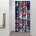 thumbnail image 3 of Elegant Bohemian Shower Curtain - Classic Paisley Floral Pattern with Retro Ethnic Influence, 36x72 Inches, 3 of 5