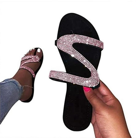 

DTOWER 1 Pair Sandals for Women Dressy Casual Sandal Shoes Summer Beach Travel Slipper Flip Flops