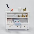thumbnail image 1 of 1/12 ebles Dollhouse - Accesorios De Cepillo De De pequeña sa De Inodoro , Decoración De Escenas De CUTICAT Muebles de baño de muñeca, 1 of 8