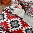 thumbnail image 4 of Manfei Boho Hippie Aztec Twin Bedding Sets 7-Piece, Retro Geometric Abstract Bedding Comforter Set, Tribal Western Style Reversible Sheet Sets, Microfiber Bedroom Decor, 4 of 7