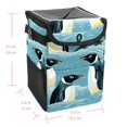 thumbnail image 5 of Penguin Car Trash Can: Foldable, with Lid, Leak-proof, Hanging Storage Bag - Trash Can for Car, 5 of 6