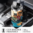 thumbnail image 4 of Good Times-theme Insulated Stainless Steel Tumbler with Handle Gifts For Family Friends Fans and Straw Fits in Standard Cup Holder 40 OZ, 4 of 6