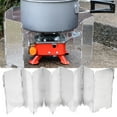 thumbnail image 1 of Parabrisas para Estufa de Camping Ecomeon 9 Placas Plegable a Prueba de Viento, 1 of 6