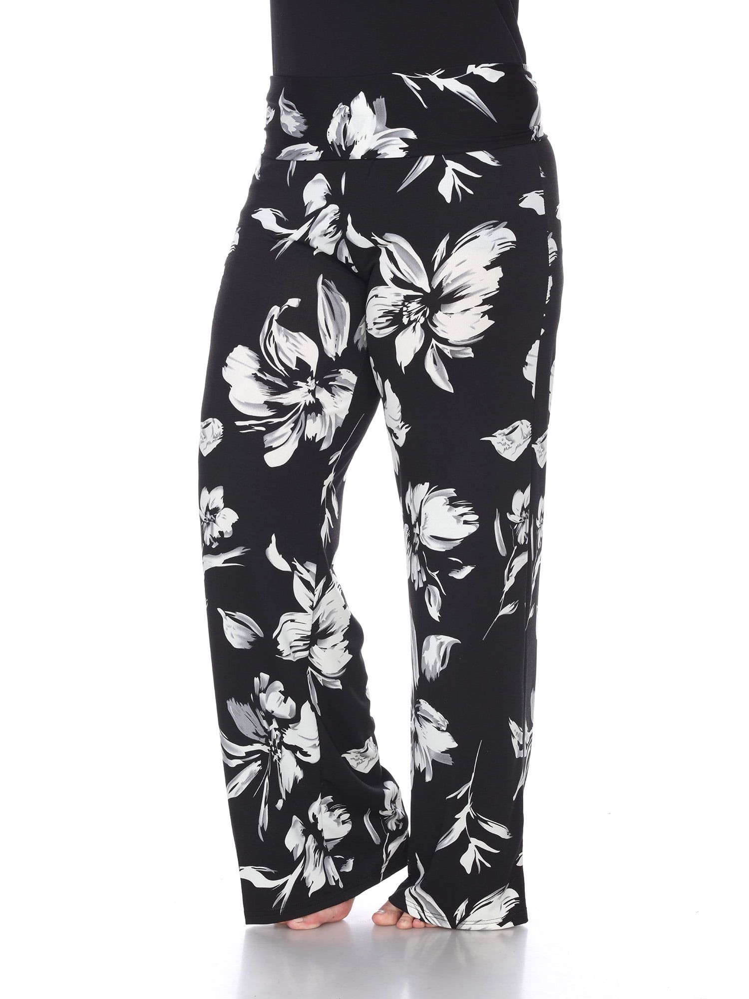 women's plus size white palazzo pants