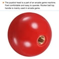 thumbnail image 3 of Unique Bargains Tête de Joystick Rouge/vert/blanc/jaune/bleu Boule à Bascule Poignée de Remplacement pour Jeu d'Arcade, 3 of 5