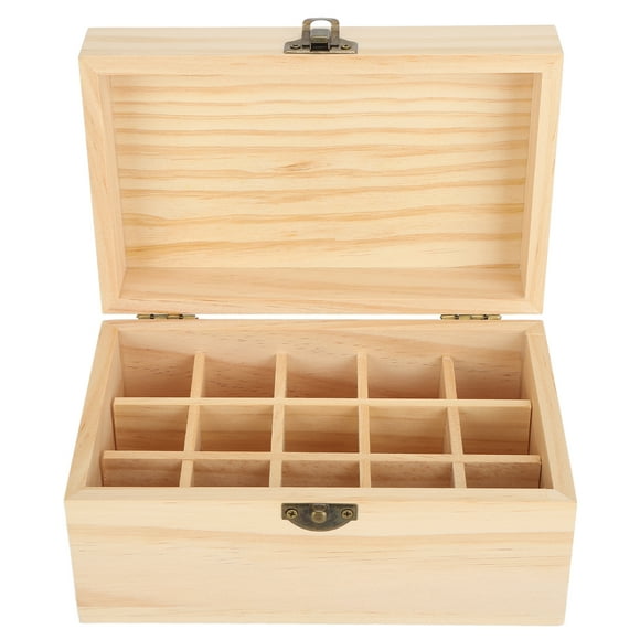 Large Capacity Essential Oil Box,15 Slot Essential Oil Essential Oil Stand Essential Oil Box High-Intensity Output
