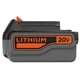 thumbnail image 2 of Batería BLACK+DECKER LB2X4020-OPE de iones de litio de 20 V como máximo, 4 Ah, 2 of 3