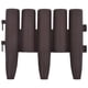 thumbnail image 1 of Bordes para césped VidaXL, 36 unidades, color marrón, 393,7 cm, resistentes a la intemperie, 1 of 7