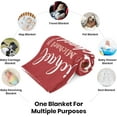 thumbnail image 6 of Custom Blanket with Name, Personalized Name Blanket for Baby Kids Adult, Customized Flannel Throw Blanket Gift for Christmas Birthday Valentines…, 6 of 6