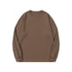 thumbnail image 1 of Blusas y camisas de manga larga y cuello redondo para hombre, jersey liso, camiseta de manga larga con cuello redondo, blusa de base invertida, blusa de poliéster para hombre, 1 of 5