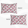 thumbnail image 2 of Susaid Rose Flowers Print Pillowcases Multiple Size, Pillow Cover Super Soft Envelope Closure Standard Pillow Case-20"x30", 2 of 6