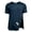 Dark Blue, variant on Post Surgery Recovery Tshirts for Men Short Sleeve After Rotator Cuff Post Shoulder Surgery Shirt Loose Fit Adaptive Clothing Light Gray XL