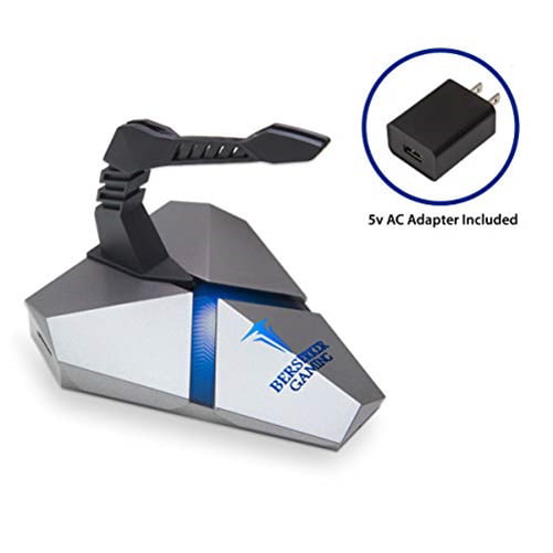 AC 5V Power Adapter Is Included PC; Mac; Linux 4 Port USB 3.0 Hub with Active Power Narfi Gaming Mouse Bungee Stand Blue LED