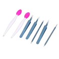 thumbnail image 4 of Blackhead Remover Tweezers Kit with Hot Compress Towel Clean Brush Portable Pimple Popper Tool Kit for Home, 4 of 4