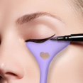 thumbnail image 5 of Eyeliner Stencils Wing Tips, Silicone Eyeliner Aid, Marscara Drawing Aid, Lipstick Wearing Aid, Face Cream/mask Applicator, Easy Makeup Tool, Resusabl, 5 of 5