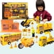 thumbnail image 2 of Set de construcción infantil con vehículos a control remoto: camión volquete, hormigonera, helicóptero y otros vehículos de construcción. Ideal para niños a partir de 3 años., 2 of 7