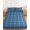 Denim Blue, variant on King Size Fitted Sheet Set - Red Brown Gingham 3 Piece Bedding Sets 16" Deep Pocket Fitted Sheet with 2 Pillowcases, Modern Minimalist Geometric Plaid Brushed Microfiber Hotel Luxury Bed Sheets