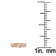 thumbnail image 4 of Dazzlingrock Collection 0.15 Carat (ctw) 10K Round Cut Diamond Ladies Bridal Anniversary Wedding Band Stackable Swirl Ring, Rose Gold, Size 8, 4 of 4