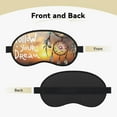 thumbnail image 2 of Salouo Follow Your Dream Dreamcatcher Print Sleep Mask Eye Cover, 1-Pack Eye Masks Washable Sleeping Eyeshade Block Sleep Shade Cover Light Reduces Puffy Eyes Traveling Gifts, 2 of 7