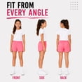 thumbnail image 2 of RBX Girls Athletic Shorts - Active Performance Mesh Jersey Gym Shorts Activewear for Outdoor Play, 2 of 7