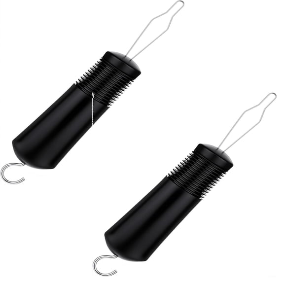 Button Hook and Zipper Pull Helper, One Hand Buttons Aids Button Assist Device Dressing Helper Comfort Wide Grip Handle for Seniors Arthritis Limited Dexterity Weak Hands 2PC