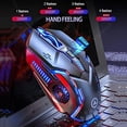 thumbnail image 4 of Gaming Mouse Wired, 6-Button 3200DPI Adjustable - RGB Breathing LED Lights, Ergonomic Design for PC Games & Office Work, 4 of 7