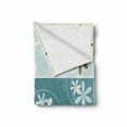 thumbnail image 2 of Floral Soft Flannel Fleece Throw Blanket, Abstract Spring Inspired Set with Blossoms and Rectangles Geometric Retro Style, Cozy Plush for Indoor and Outdoor Use, 50" x 70", Multicolor, by Ambesonne, 2 of 6