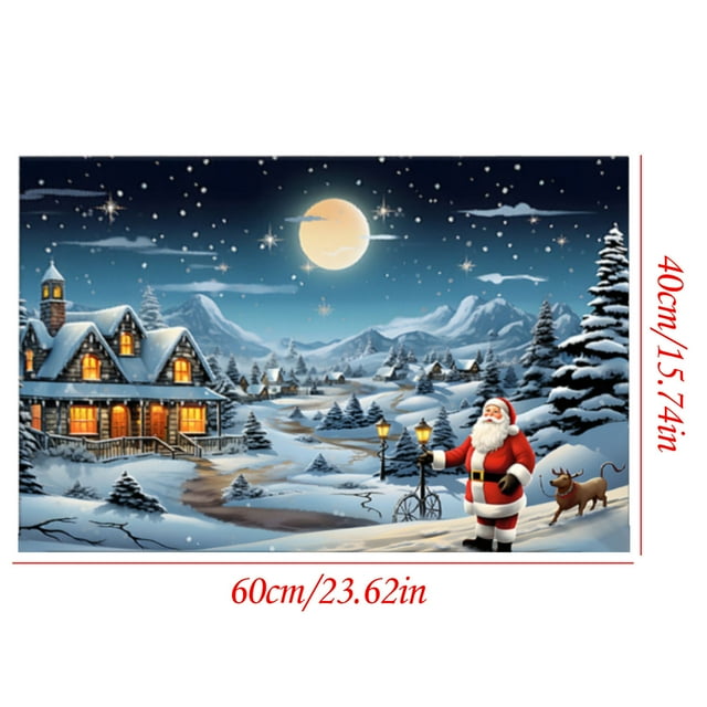 Birdeem Christmas Home Decor Area Rug, Area Rug Living Room Carpet Floor Decoration