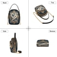 thumbnail image 4 of DIXRUYEE Cross Body Shoulder Handbags Bags Fashion Honeycomb Pattern Pattern, 4 of 7