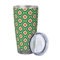thumbnail image 2 of Salouo 60s and 70s Style Print 20oz Tumbler with Lid,Stainless Steel Vacuum Insulated Tumbler Durable Insulated Coffee Mug Thermal Cup with Splash Proof Sliding Lid-Straw Three-piece Set, 2 of 8