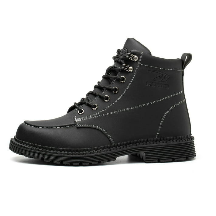 OwnShoe Waterproof Steel Toe Work Shoes for Men Women Leather Safety ...