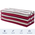 thumbnail image 6 of Craftsworth 100% Cotton Kitchen Towel, 15x26-Pack of 6, Stripe Red Combo, 6 of 6