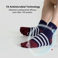 thumbnail image 4 of Unisex Five-Toe Sports Socks - Perfect for Running and Daily Wear 3 Pairs, 4 of 7