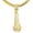 Gold, variant on Iced Hip Hop Silver Plated Microphone Pendant 20" Miami Cuban Chain Necklace MCP 1051 S