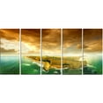 thumbnail image 2 of Great Ocean Road Australia Green - Modern Seascape Canvas Artwork, 2 of 3