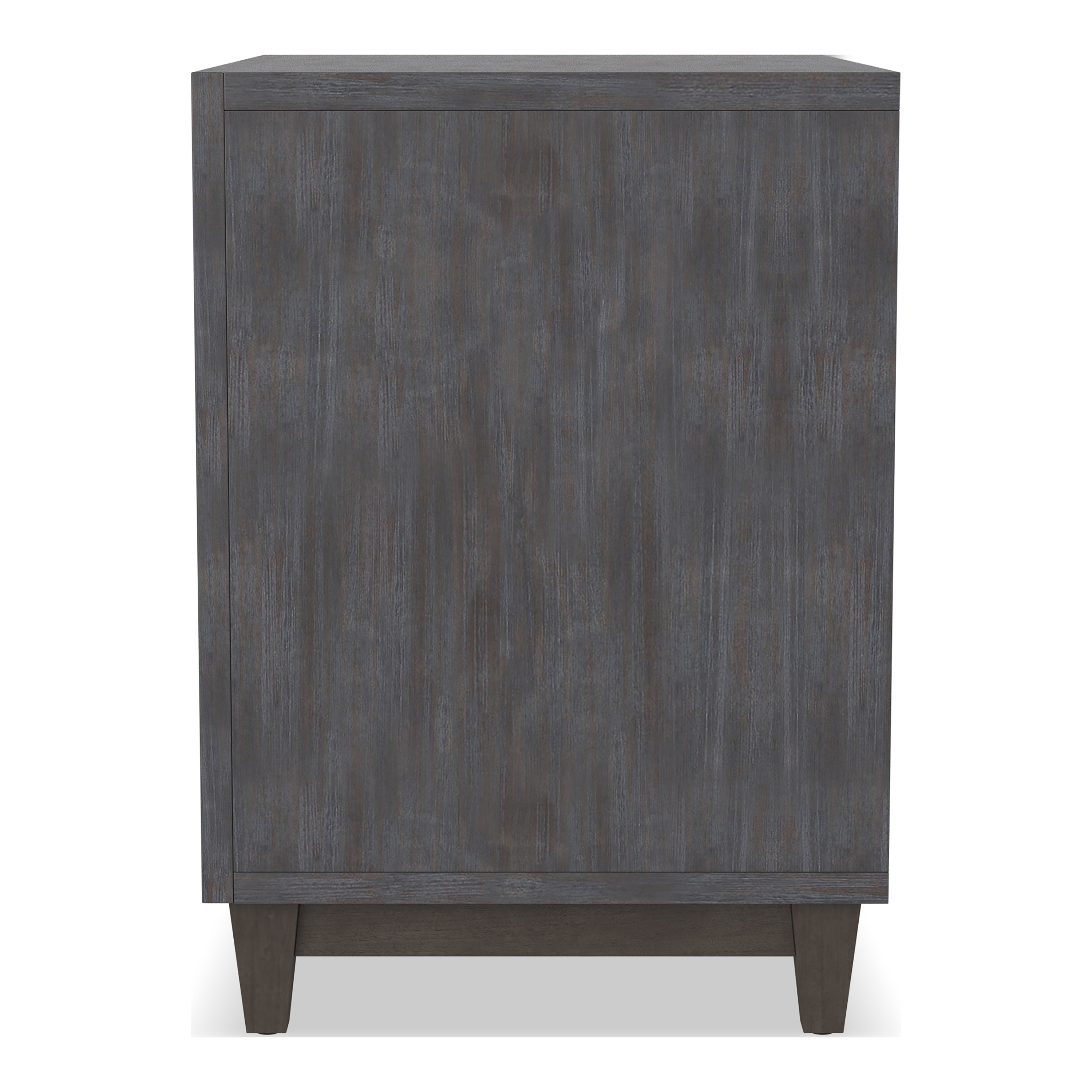 Furniture of America Dusk Child Transitional 2-Drawer Nightstand, Charcoal Brown