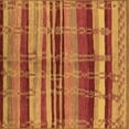 thumbnail image 1 of Ahgly Company Indoor Square Oriental Brown Industrial Area Rugs, 3' Square, 1 of 4