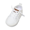 thumbnail image 2 of GPOECD Breathable Kids Shoes Lightweight Low Top Casual Sneakers Walking Shoes For Toddler Girls Boys Play Everyday Wear Casual Shoes White,21, 2 of 8