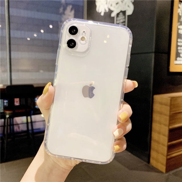 Funda de teléfono suave de lujo para IPhone SE 2020 7 8 Plus X XR XS 11 13 Pro 12 Mini Max, funda de silicona a prueba de golpes, funda trasera transparente Tan Jianjun unisex