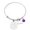 B, variant on Pisexur Valentines Day Gifts Stainless Steel Mom Bracelet Twelve-color Birthstone Can Be Pushed And Pulled Valentines Day Gifts for Her