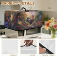 thumbnail image 6 of TSOVTHRID Rooster Chicken Daisy Print Microwave Oven Cover Toaster Oven Dustproof Cover Large Size Kitchen Appliance Protector with Storage Bag Machine Washable, 18.25"W x 14.5"D x 11"H, S, 6 of 7